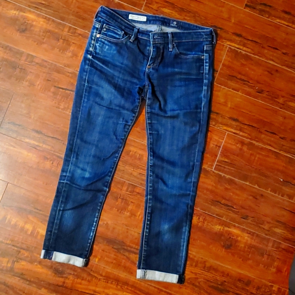 Adriano Goldschmied Stevie Roll Up Petite Capri Jeans